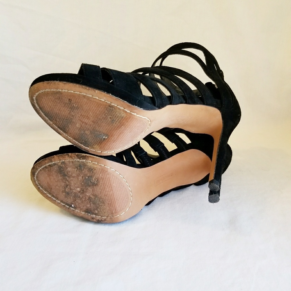 Steve Madden Suede Strappy Heels - Picture 5 of 5